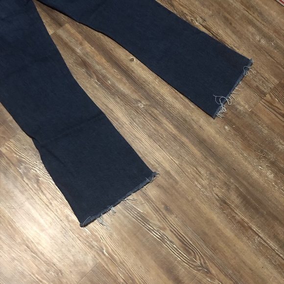 Frame Jeans Women's 25 Le Crop Mini Boot Mid Rise Frayed Hem in Rosalie Wash - Picture 6 of 7